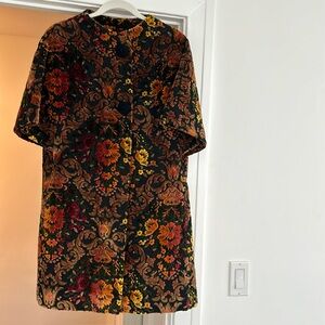 Vintage Tapestry Overcoat - Beautiful Autumnal Colors.